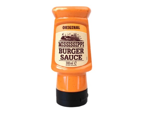 MISSISSIPPI BURGER SAUCE ORIGINAL with onions.300ml