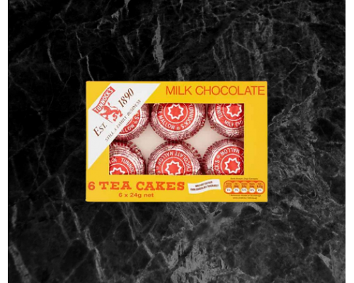6 Pack Tunnock's Milk Chocolate Tea Cakes
