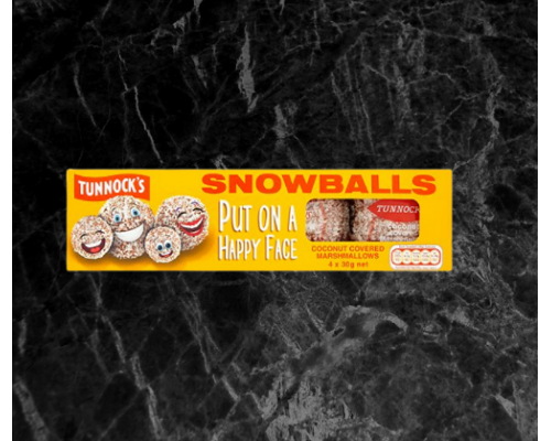 Tunnock's Snowballs Coconut Covered Marshmallows 4 pack