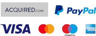 Payments accepted by Credit/Debit Card and PayPal